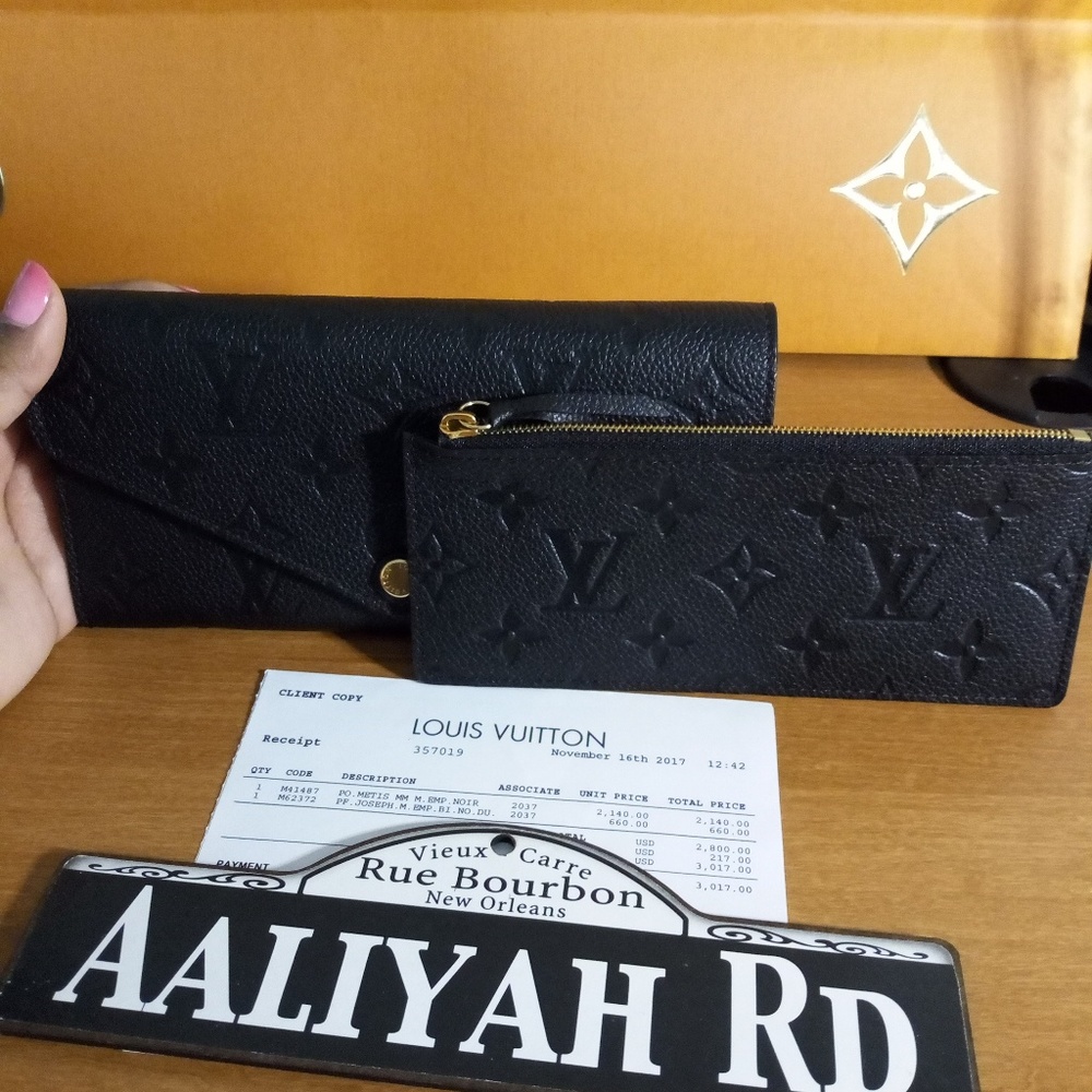 Authentic Louis Vuitton Josephine Wallet